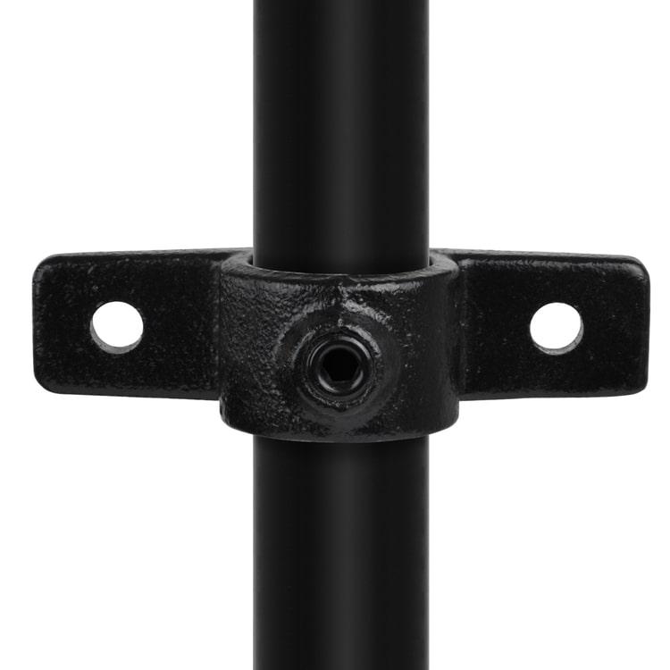 Buiskoppeling Oogdeel dubbele lip - zwart-D / 42,4 mm